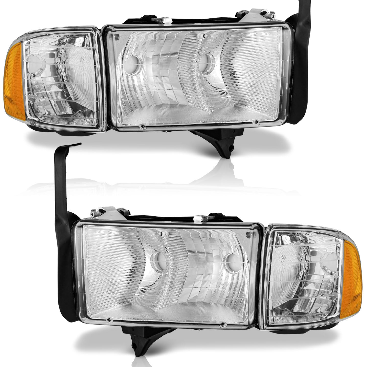 Amazon.com: WEELMOTO Headlights Assembly for 1999-2002 Dodge Ram